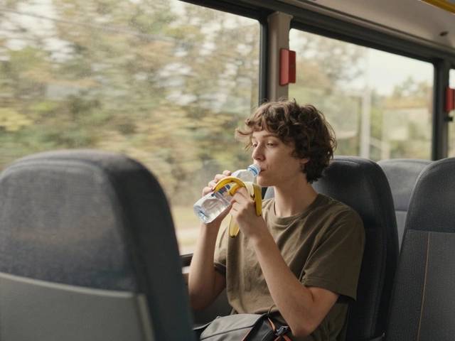 Что есть во время поездки в автобусе, чтобы не тошнило