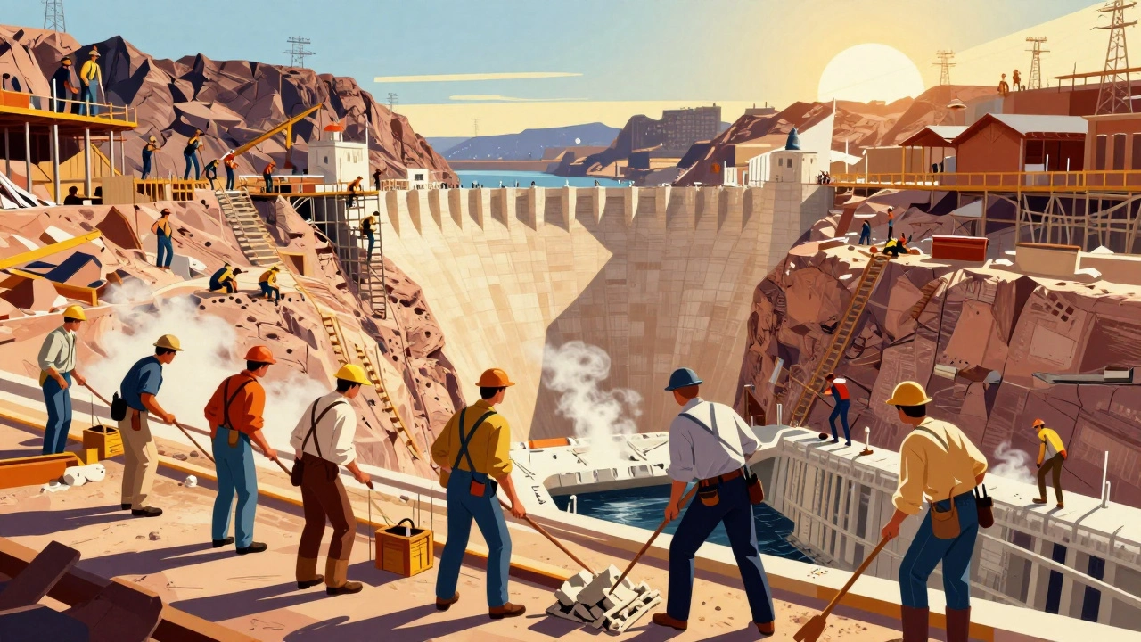 Строительство плотины Хувера в эпоху Нового курса Рузвельта