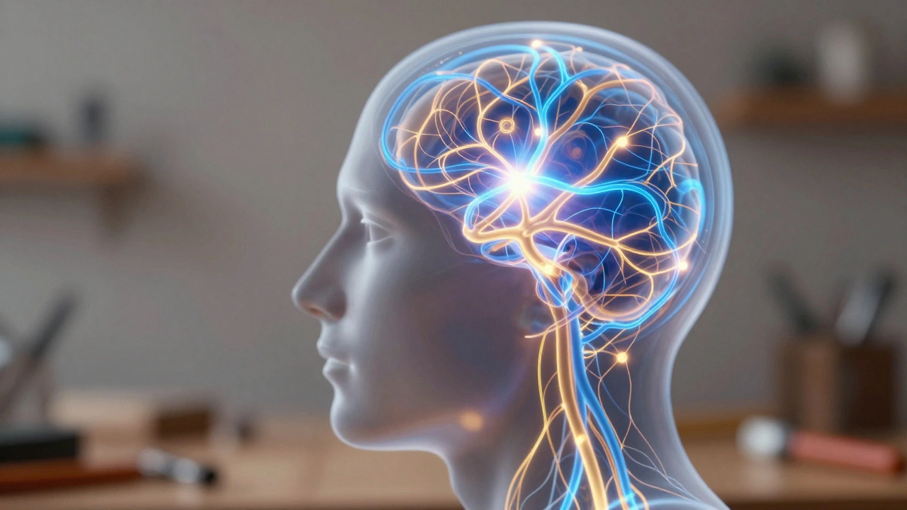 Визуализация нейрохимии: светящиеся связи мозга при генерации идей