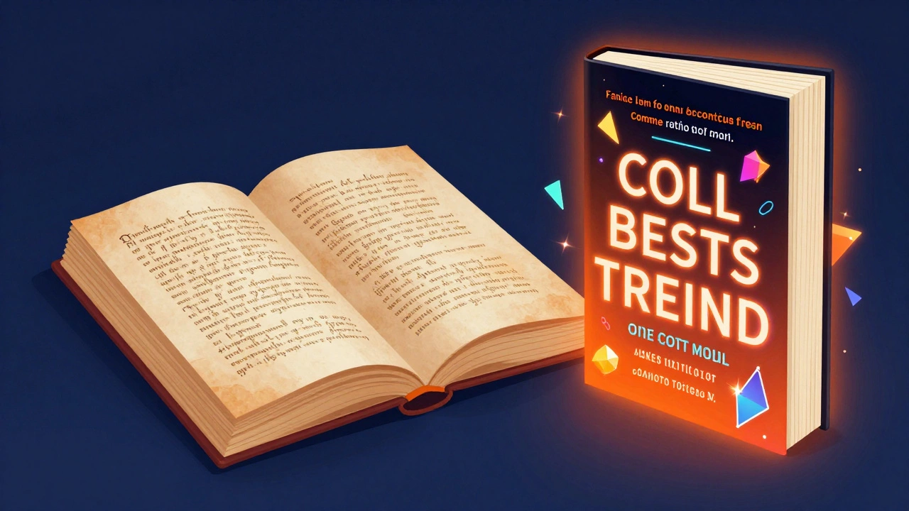 Контраст между классической литературой и современными бестселлерами